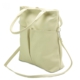 Schicke Ledertasche Bag - Beige -