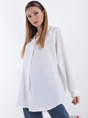 Bluse in weiß