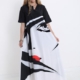 Italy Kleid mit Druck-Print abstraktes Muster -Kunst -