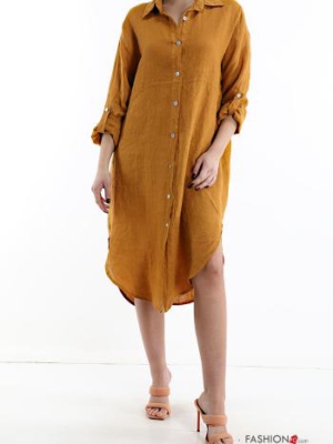 Blusenkleid aus Leinen