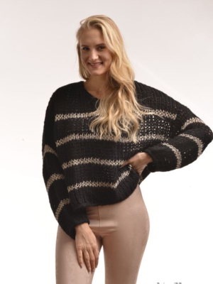 Pullover zweifarbig