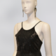 Paillettentop in schwarz