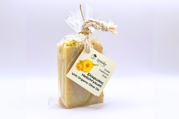 Natürliche Helichrysum Seife mit Olivenöl - Pflege aus der Natur 100 gr