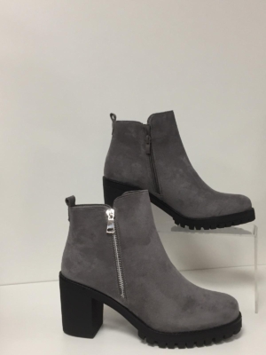 Damen Stiefeletten in Grau Gr.36-41