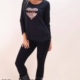 Damen Langarmshirt "love" aus Baumwolle